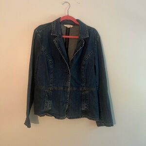 St. John's Bay Dark Blue Jean Jacket